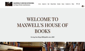 Maxwellshouseofbooks.com thumbnail