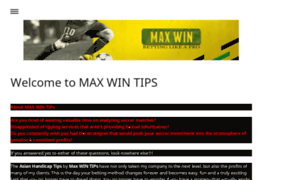 Maxwintips.jimdo.com thumbnail