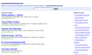 Maxworkoutsreview.net thumbnail