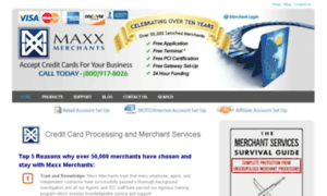 Maxxmerchantservices.com thumbnail