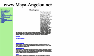 Maya-angelou.net thumbnail