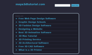 Maya3dtutorial.com thumbnail