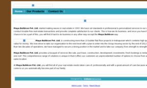 Mayabuildcon.co.in thumbnail