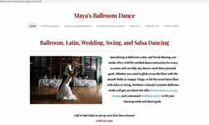 Mayasballroomdance.com thumbnail