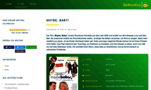 Maybebabyfilm.de thumbnail