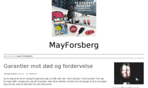 Mayforsberg.blogg.no thumbnail