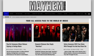 Mayhemmusicmagazine.com thumbnail