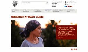 Mayoresearch.mayo.edu thumbnail