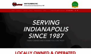 Mayplumbingindy.com thumbnail