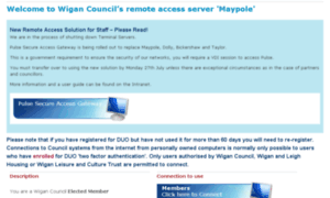 Maypole.wigan.gov.uk thumbnail