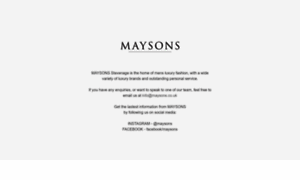 Maysons.co.uk thumbnail