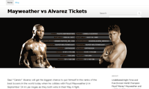 Mayweathervsalvareztickets.net thumbnail