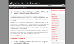 Mayweathervsguerrero.org thumbnail