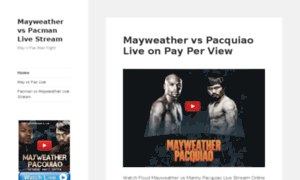 Mayweathervspacmanlive.com thumbnail