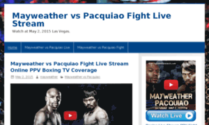 Mayweathervspacquiaofightlive.com thumbnail