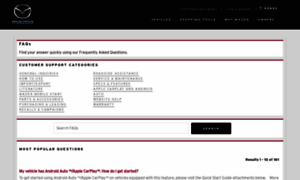 Mazda.custhelp.com thumbnail