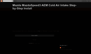 Mazdamazdaspeed3aemcoldairintake.blogspot.fr thumbnail