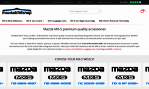 Mazdamx5shop.com thumbnail