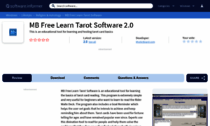 Mb-free-learn-tarot-software.software.informer.com thumbnail