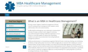 Mba-healthcare-management.com thumbnail
