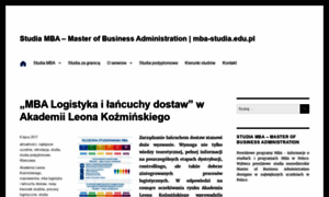 Mba-studia.edu.pl thumbnail