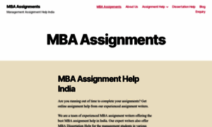 Mbaassignments.com thumbnail