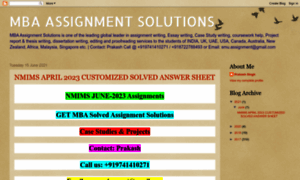 Mbaassignmentsolutions.blogspot.com thumbnail