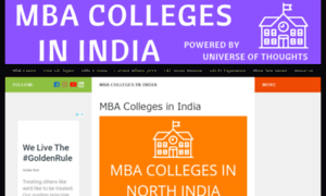 Mbacollegesinindia.in thumbnail