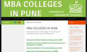 Mbacollegesinpune.in thumbnail