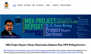 Mbaprojectreports.com thumbnail