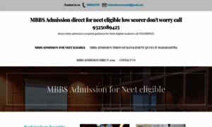 Mbbsneetadmission.com thumbnail