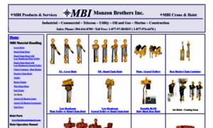 Mbicraneandhoist.com thumbnail