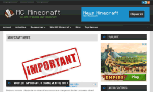 Mc-minecraft.fr thumbnail
