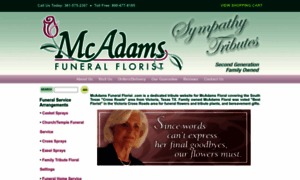 Mcadamsfuneralflorist.com thumbnail