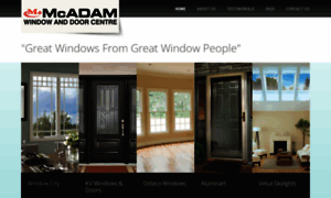 Mcadamwindows.com thumbnail