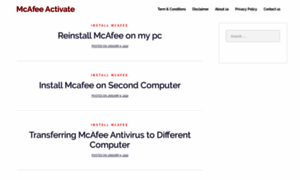 Mcafee-activate.org thumbnail