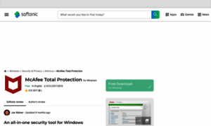 Mcafee-total-protection.en.softonic.com thumbnail