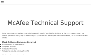 Mcafeetechnicalsupport.jimdo.com thumbnail