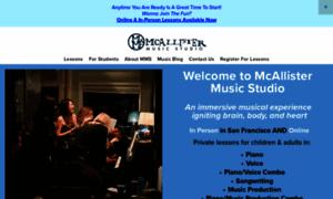 Mcallistermusicstudiosf.com thumbnail