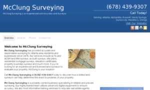 Mcclungsurveying.net thumbnail