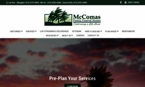 Mccomasfuneralhome.com thumbnail