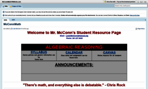 Mcconnmath.pbworks.com thumbnail