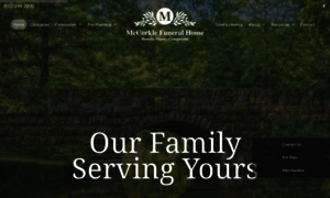 Mccorklefuneralhome.com thumbnail