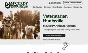 Mccurdyanimalhospital.com thumbnail