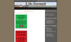 Mcdermottauctionservice.com thumbnail
