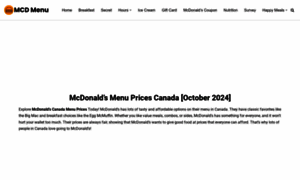 Mcdonalds-menu.ca thumbnail