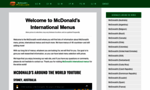 Mcdonaldsprices.com thumbnail