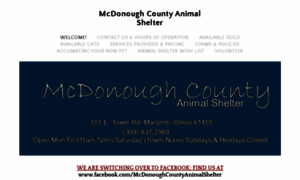 Mcdonoughcountyanimalshelter.weebly.com thumbnail