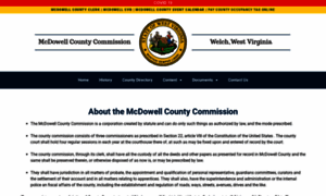 Mcdowellcountycommission.com thumbnail