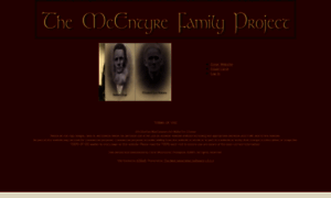 Mcentyrefamilyproject.org thumbnail